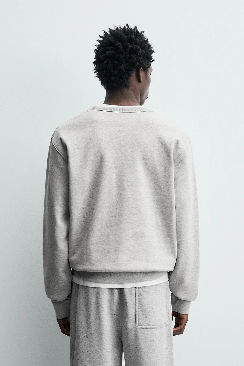 SWEAT COL ROND BASIQUE