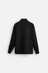 CHEMISE VISCOE - LIN À LACETS