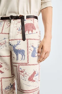 PANTALON À IMPRIMÉ COMICS
