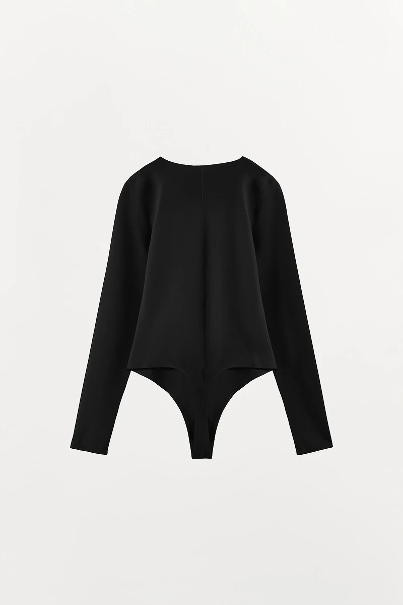 ZIPPER POLYAMIDE BODYSUIT