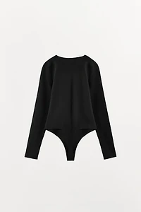 ZIPPER POLYAMIDE BODYSUIT
