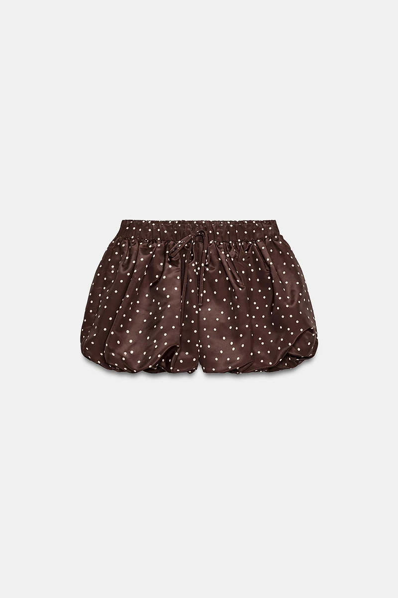 POLKA DOT BALLOON SKORT