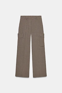 HOUNDSTOOTH CARGO PANTS