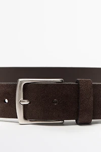 Ceinture en cuir nappa doux