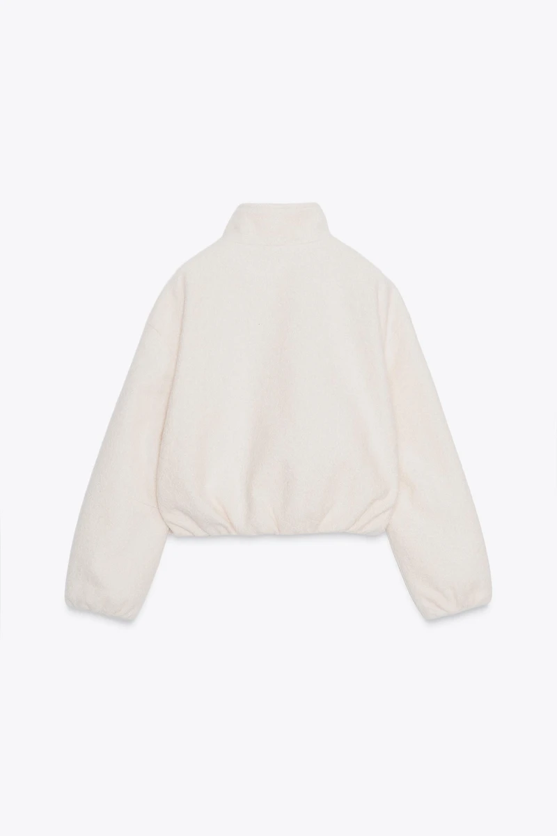 HIGH COLLAR BOUCLÉ JACKET