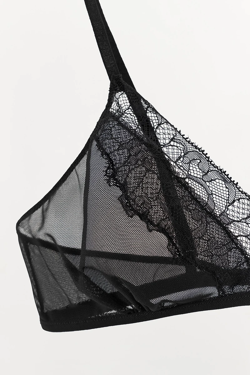 MESH LACE BRALETTE