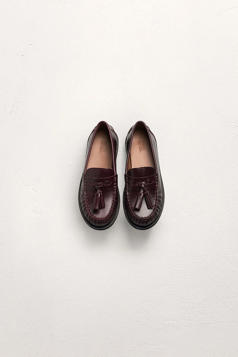 LEATHER TASSELED LOAFERS LIMITED EDITION