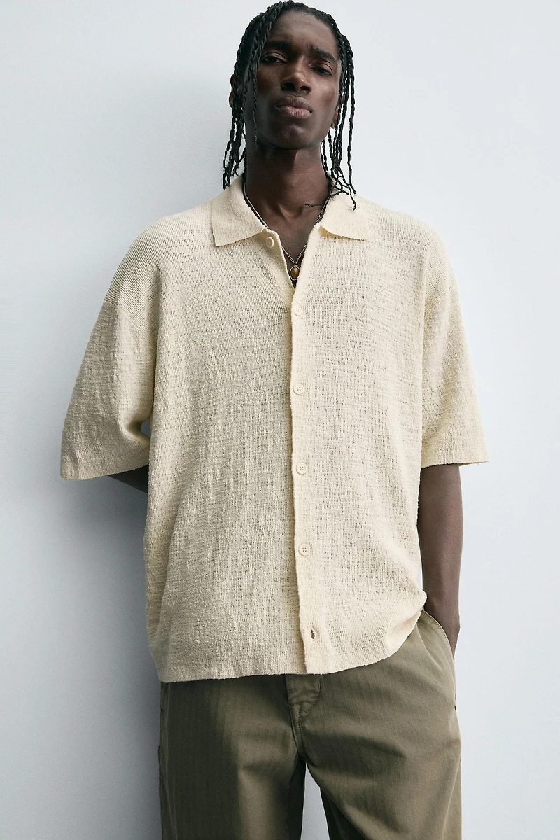 CHEMISE EN MAILLE IRRÉGULIÈRE