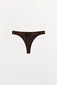 TANGA AVEC SOIE TEXTURÉE