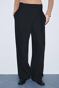 ASYMMETRIC WAIST PANTS ZW COLLECTION