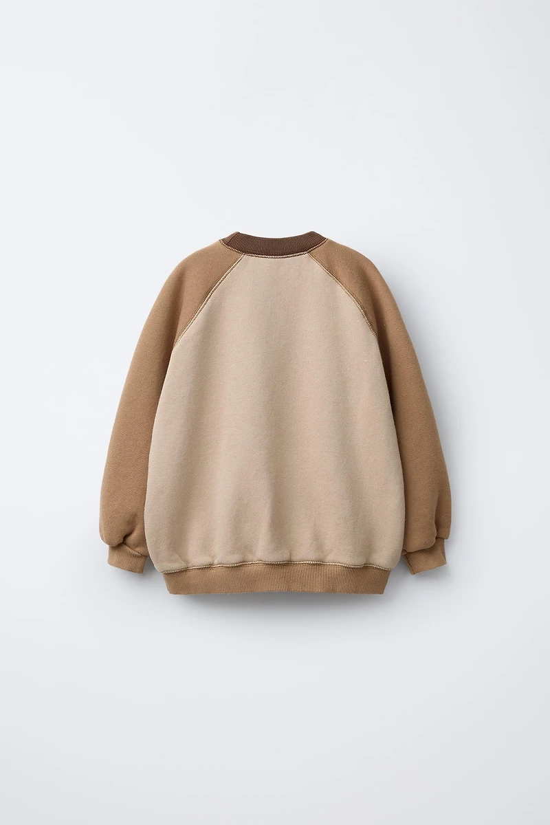 RAGLAN SLEEVE SWEATSHIRT