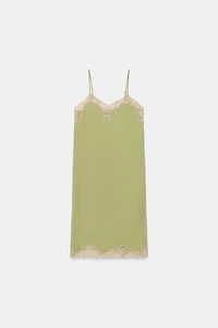 ZW COLLECTION SATIN LACE DRESS