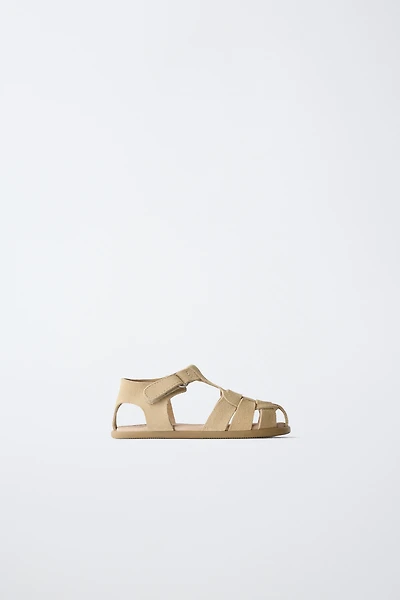 LEATHER BAREFOOT FISHERMAN SANDALS