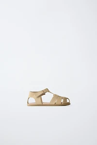 LEATHER BAREFOOT FISHERMAN SANDALS