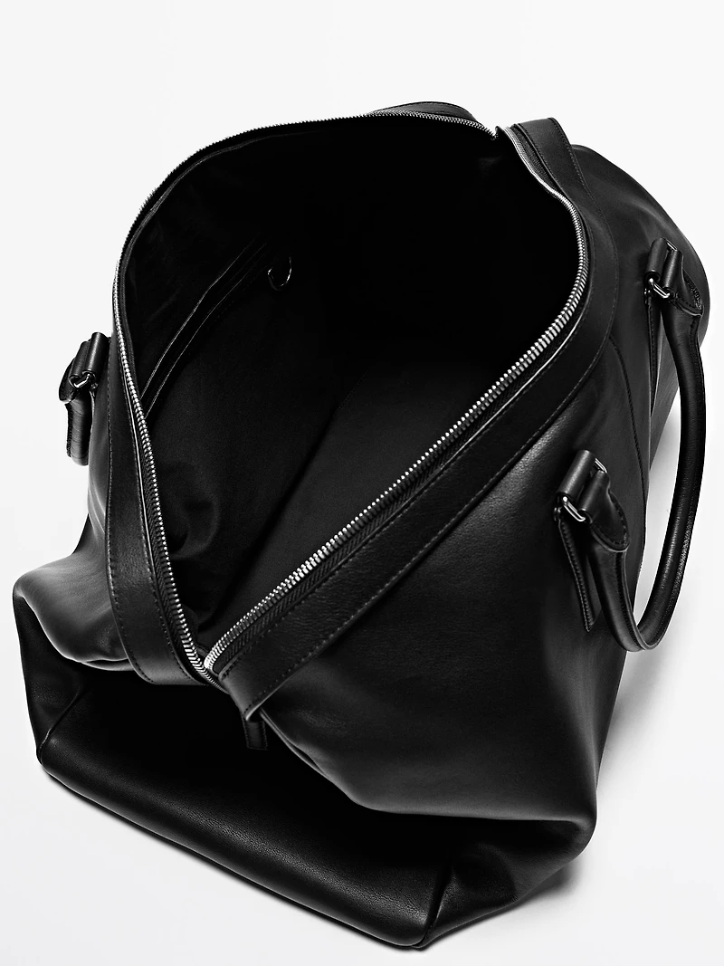 Sac de voyage en cuir nappa