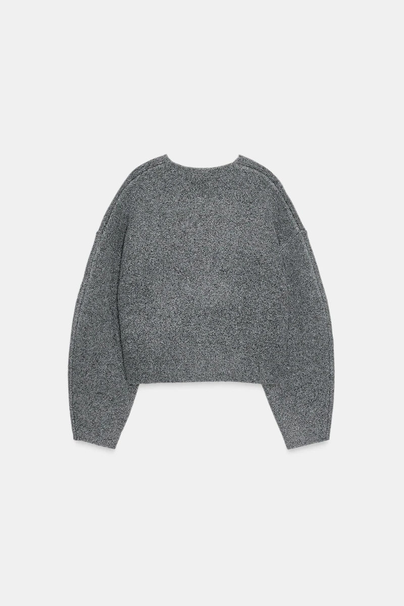 DOUBLE-FACED KNIT CARDIGAN