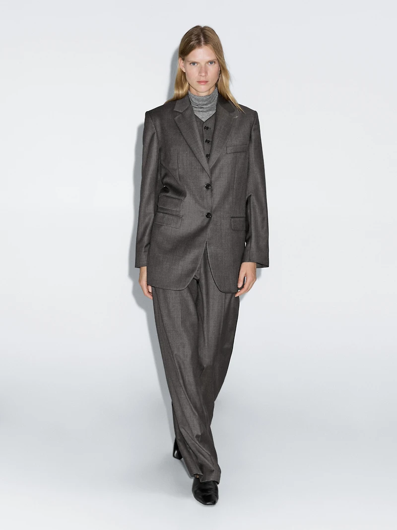 Veste de tailleur en laine