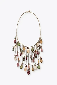 STONE WATERFALL NECKLACE