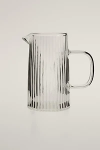 RAISED BOROSILICATE MILK PITCHER