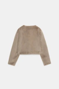 FAUX FUR SHORT JACKET
