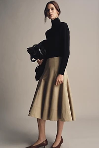 TRENCH MIDI SKIRT ZW COLLECTION