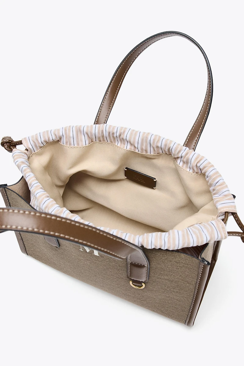 WOVEN SHOPPER BAG