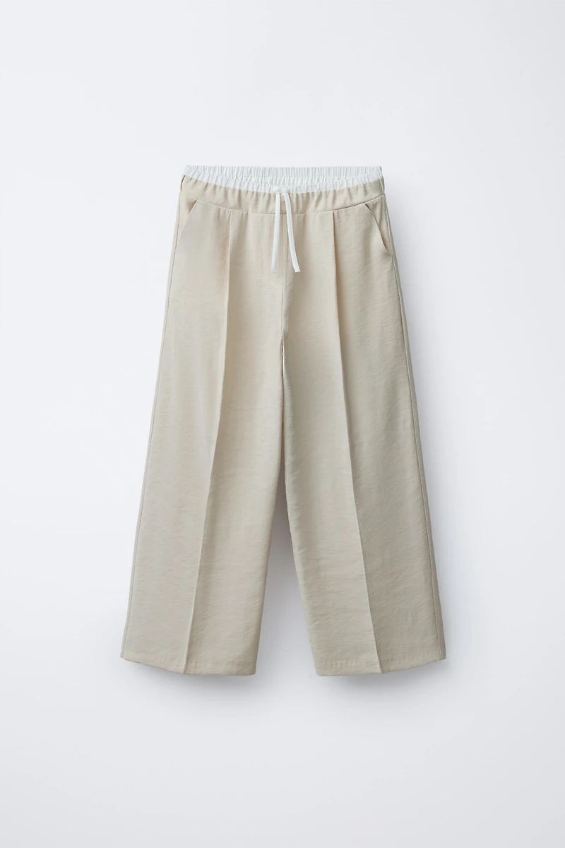 DOUBLE WAISTBAND PANTS