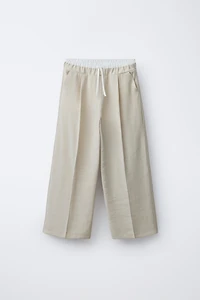 DOUBLE WAISTBAND PANTS