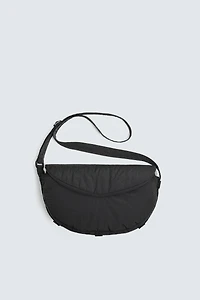 FLAP NYLON CROSSBODY BAG