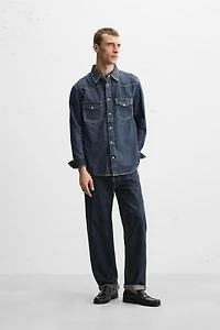 CHEMISE EN DENIM WESTERN