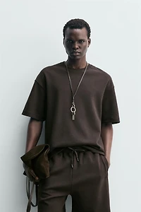 RELAXED FIT INTERLOCK SWEATSHIRT