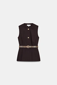 GILET AVEC CEINTURE