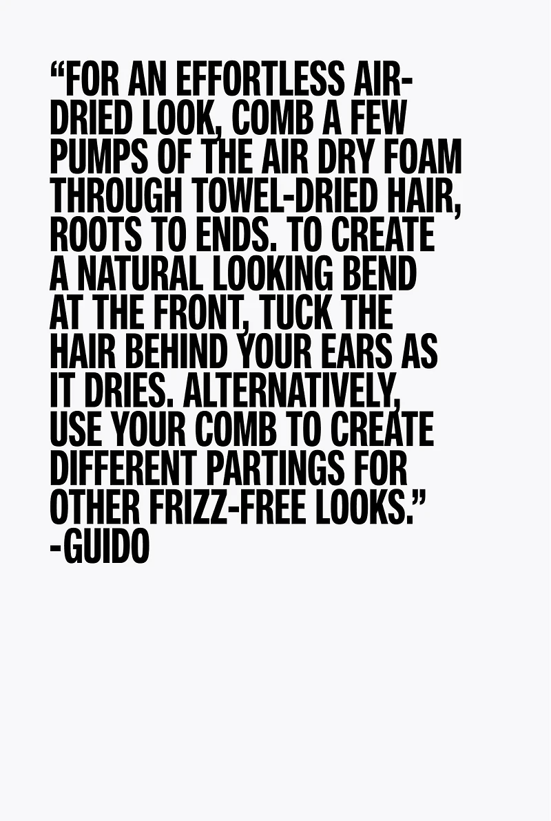 ZARA HAIR AIR DRY FOAM 200ML (6.7 FL. OZ.)