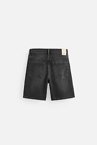 REGULAR FIT DENIM SHORTS