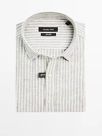 Regular fit striped shirt