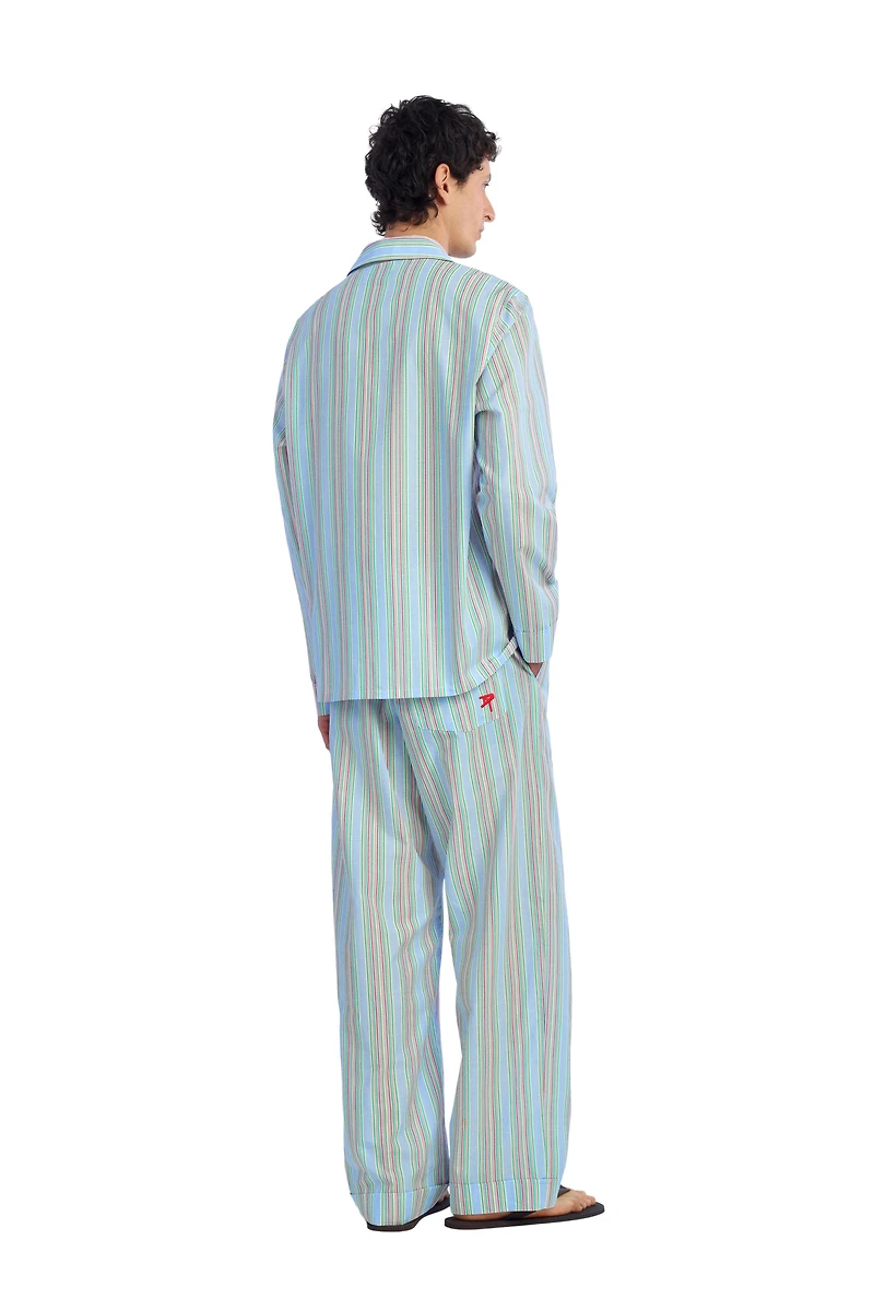 CHEMISE COUPE DÉCONTRACTÉE JACQUARD RAYURES