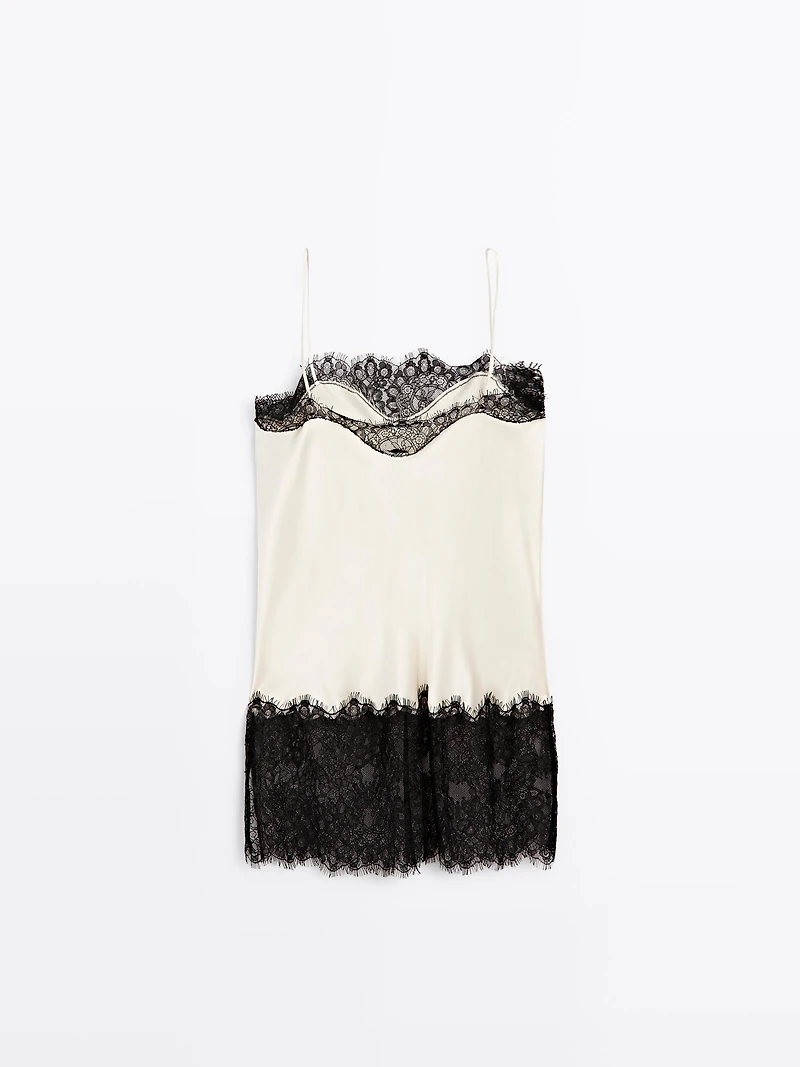 Satin-effect camisole top - STUDIO