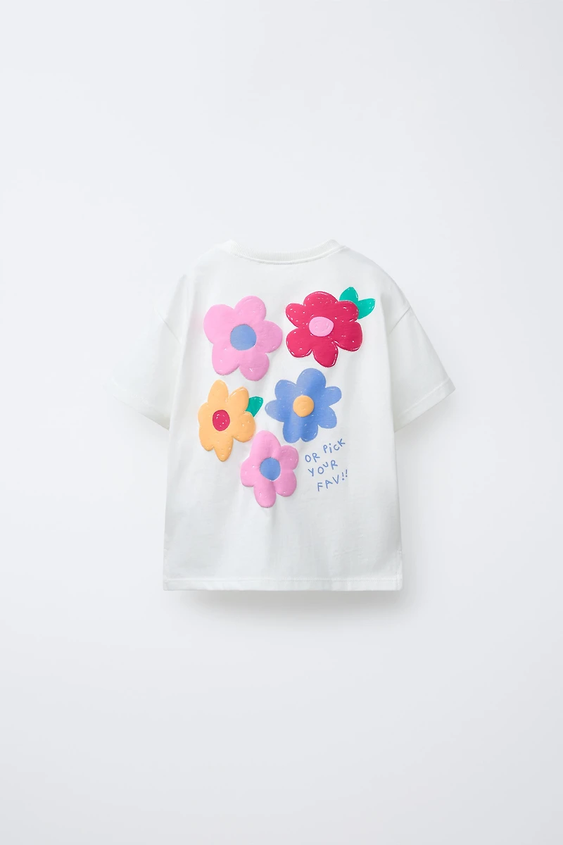 RAISED PRINT T-SHIRT