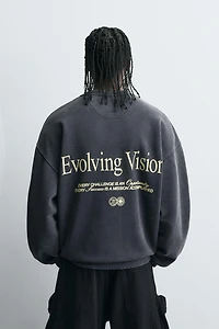 COMBINED PRINT SWEATSHIRT