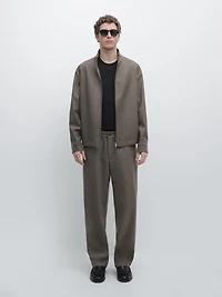 Cool wool blend trousers