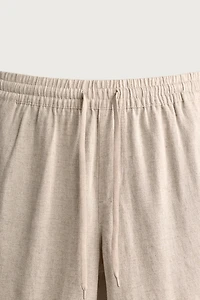 BERMUDA RELAXED FIT VISCOSE - LIN