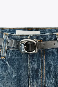 JEAN Z1975 CULOTTE TAILLE HAUTE CEINTURE