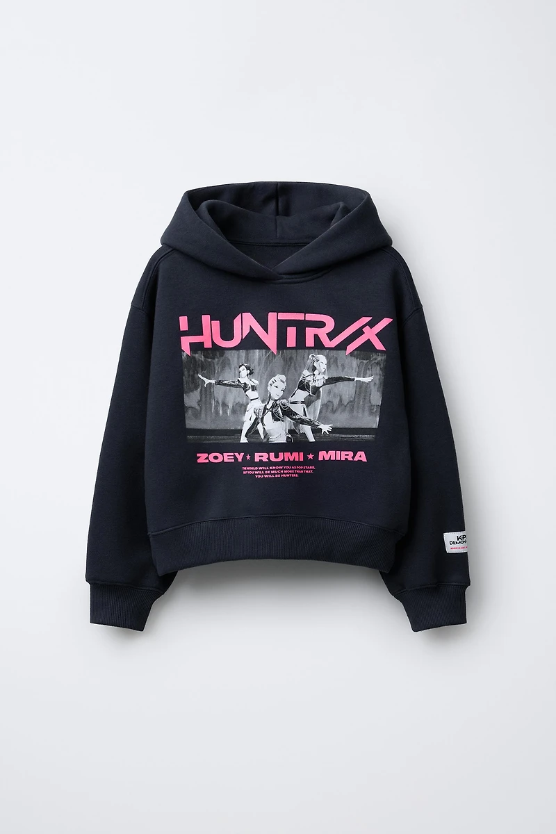 SWEAT À CAPUCHE IMPRIMÉ KPOP DEMON HUNTERS™ NETFLIX ©