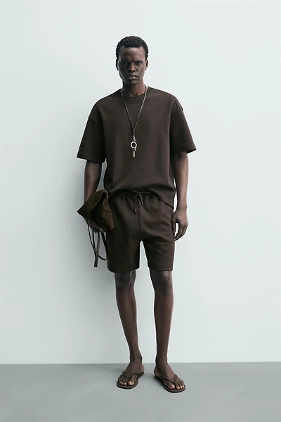 RELAXED FIT INTERLOCK SWEATSHIRT