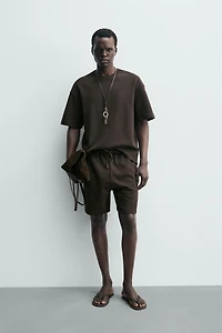 RELAXED FIT INTERLOCK SWEATSHIRT
