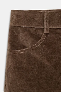 FAUX SUEDE MINI SHORTS