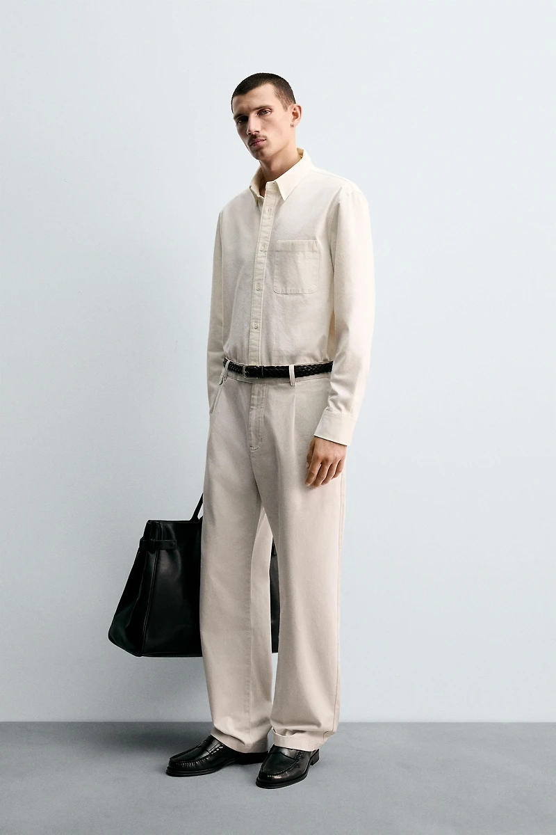 RELAXED FIT DENIM SHIRT