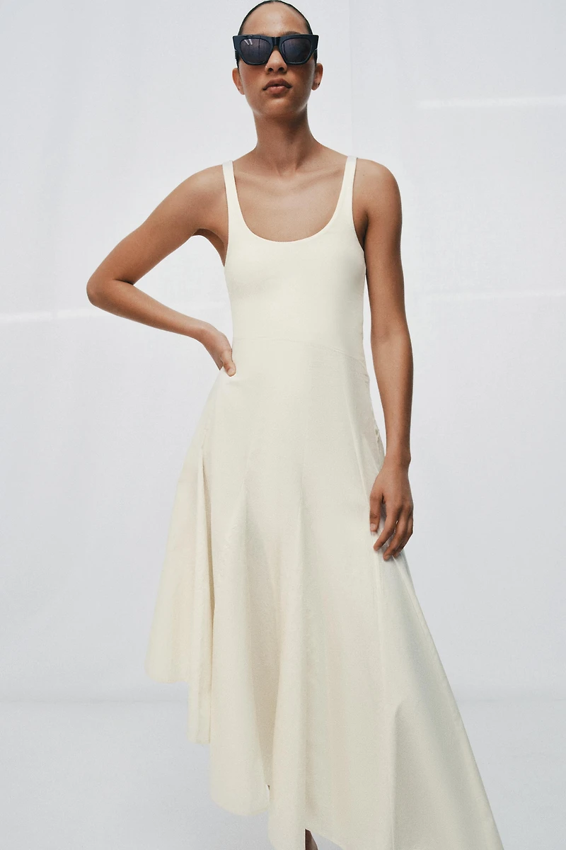 COMBINATION GODET DRESS