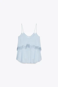LACE TRIM CAMISOLE TOP