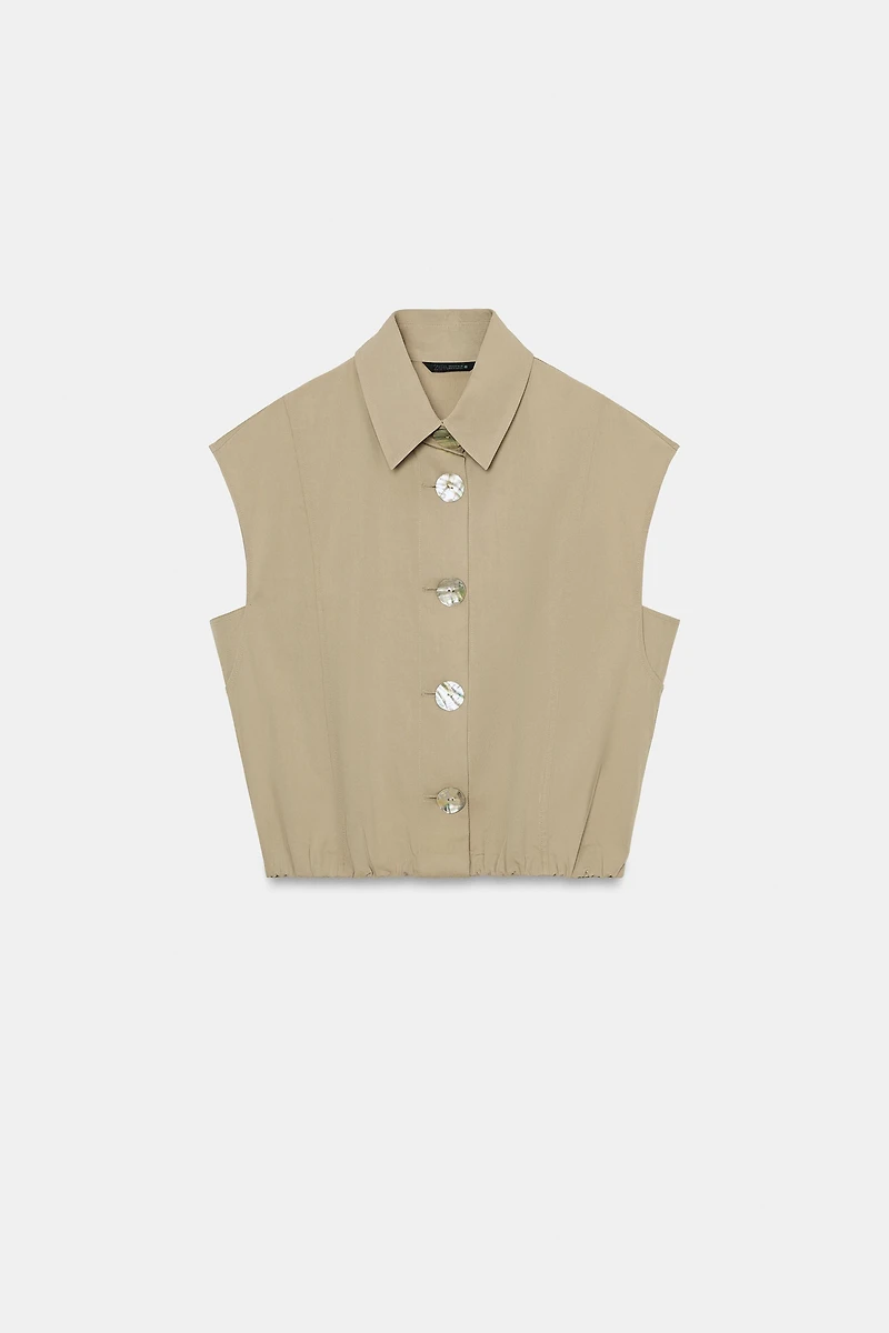 TOP COL CHEMISE
